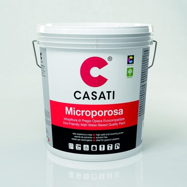 Microporosa - 5 l - vízbázisú, mikropórusos szerkezetű, beltéri falfesték