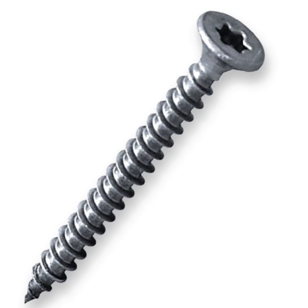 Süllyesztett fejű forgácslapcsavar, tövigmenetes, Tx20, A2, 4x20