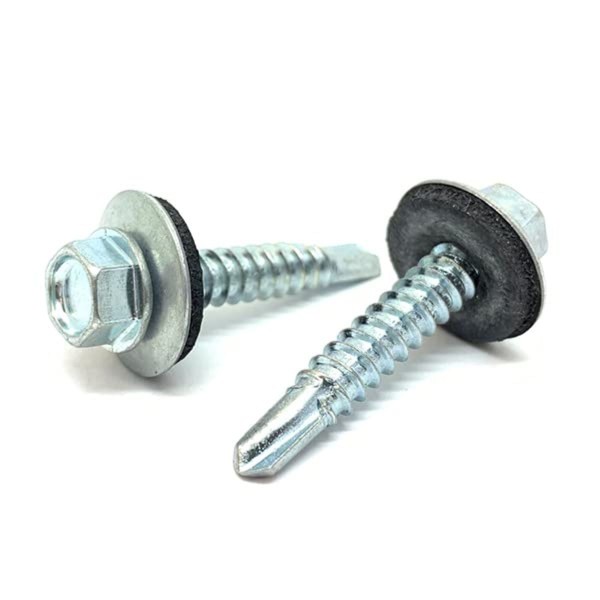 Hlf. redukált hegyű önf. csavar fához, galv. horg., 4,8x55