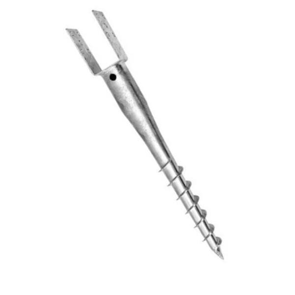 Gerendatalp, földbe tekerhető, U-alakú, tüzihorg., 70x100x1000