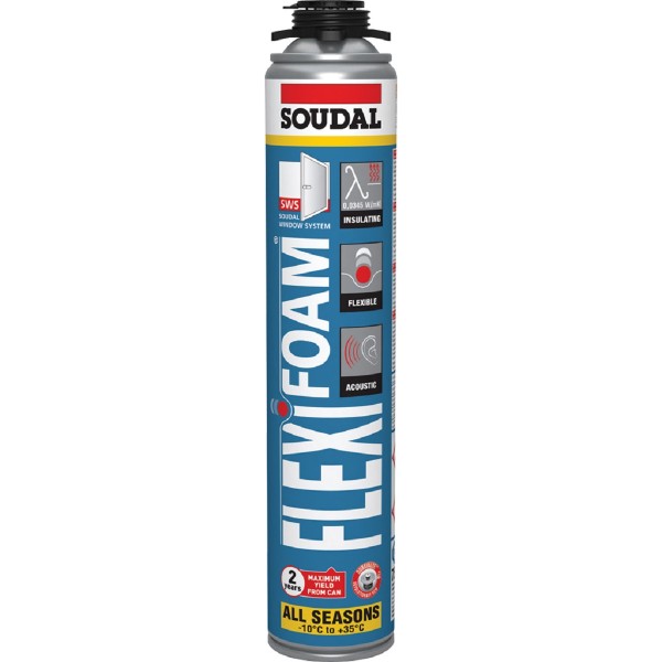 Soudal, Flexifoam rugalmas pisztolyhab, 750ml