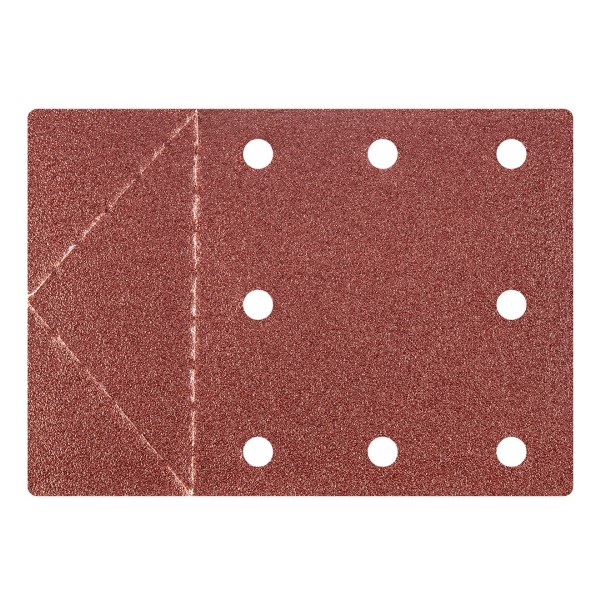 GRAPHITE - Csiszolópapír, tépőzáras, K80 (1cs.= 3db), 115x160mm