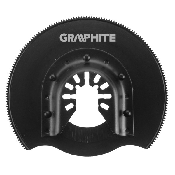 GRAPHITE - Fűrészlap multifunkciós gépekhez, félkör alakú, fémhez, 87mm