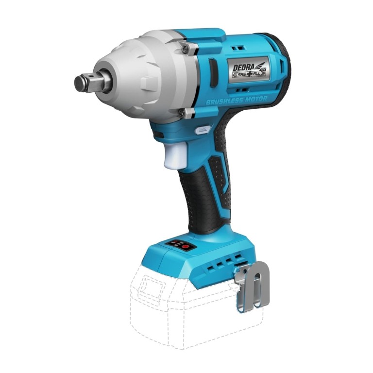 Ütvecsavarozó, kefe nélküli, 600 Nm - 18V