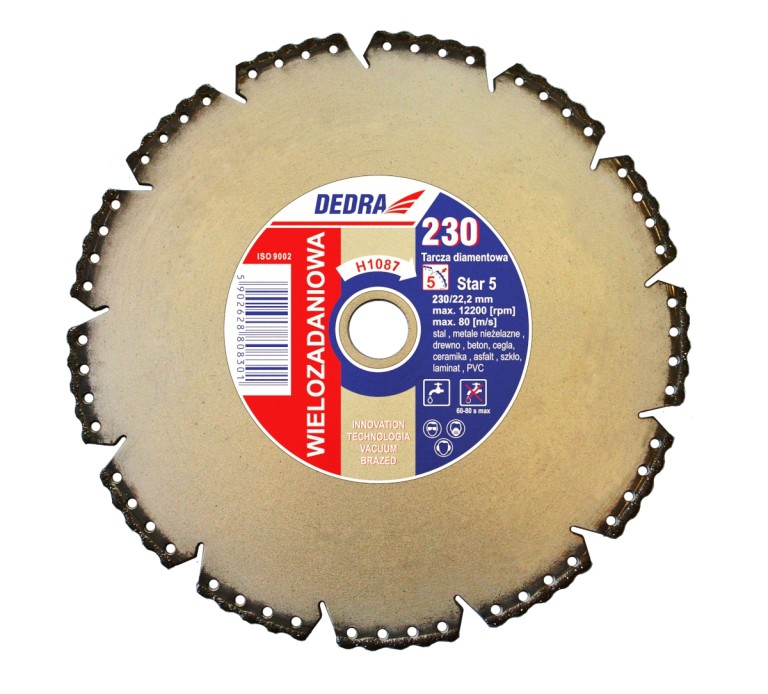 VACUUM BRAZE gyémánttárcsa 180mmx22,2 mm