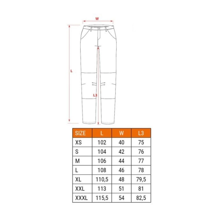 NEO - Férfi hosszú munkásnadrág, Denim line, L