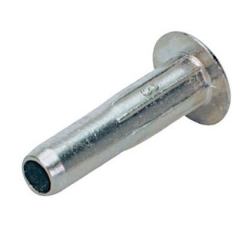 Bútorösszehúzó hüvely, nikkelezett, M4x30