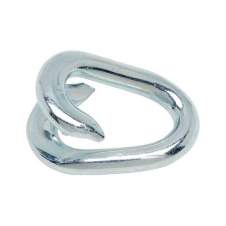 Nyitott láncszem, galv. horg., 4 mm