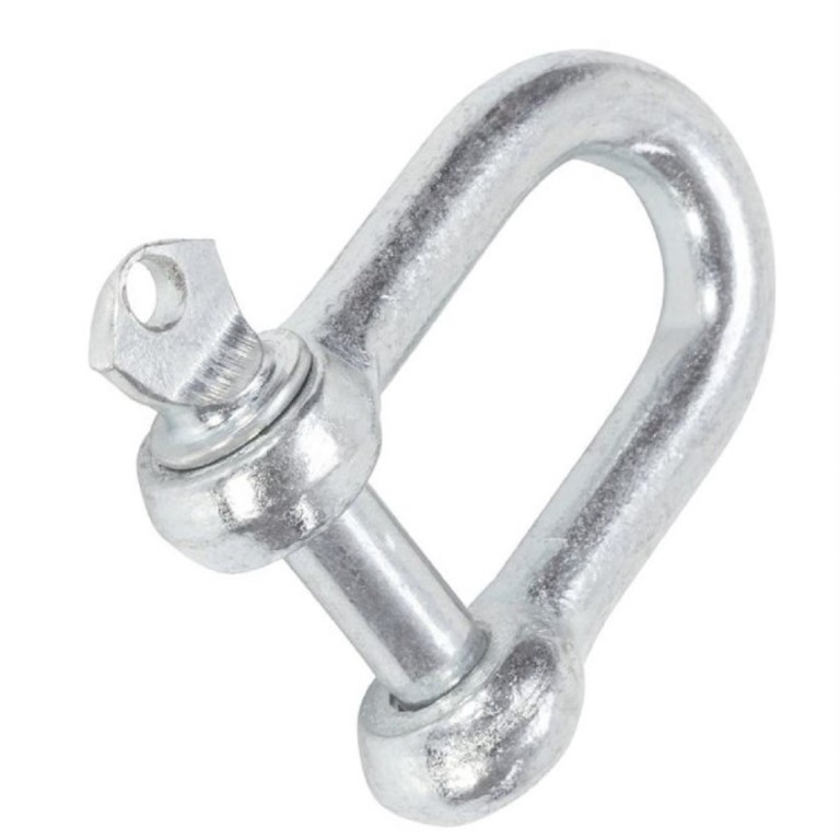 Egyenes kovácsolt sekli, galv. horg., 20 mm