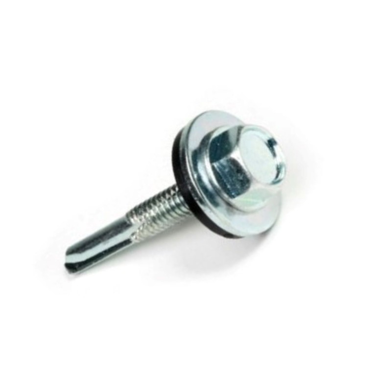 Hlf. nagy fúrókapacitású lemezcsavar EPDM-mel, galv. horg., 5,5x32V16