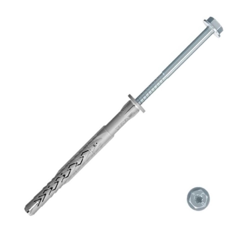 fix-ITH peremes nylon dübel peremes hlf. Tx csavarral CE-ETA, 10x160