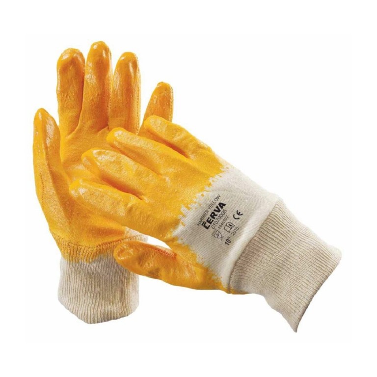 HARRIER YELLOW nitril kesztyű, mártott, XL-10