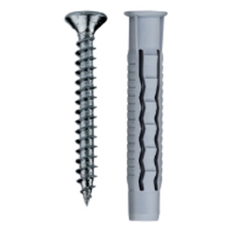 GL nagy teljesítményű univerzális nylon dübel sf. csavarral, galv. horg., 8x40