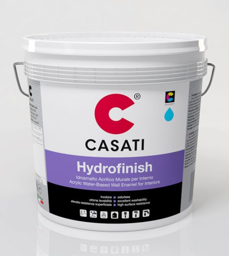Hydrofinish - 5 l - Vizes bázisú akril emulziós kötőanyagú kiemelkedő minőségű festék beltéri felületekre