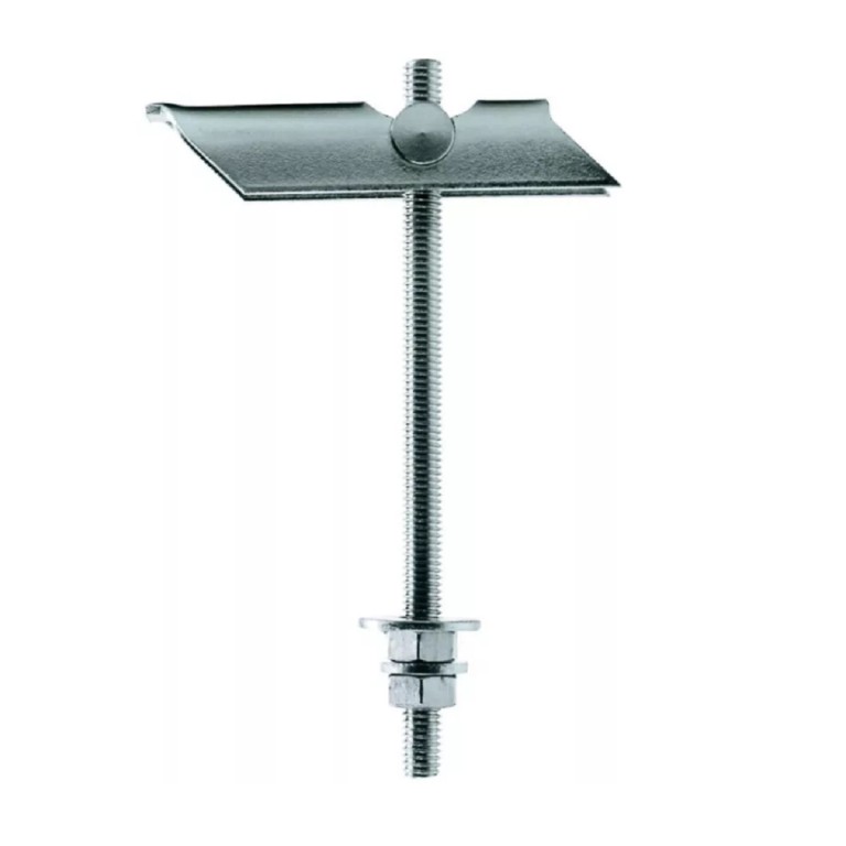 Billenőhorog, menetes csappal (DR4), galv. horg., M8x100