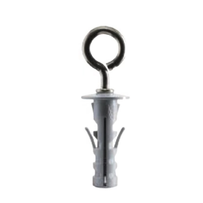 Casa nylon dübel zárt szemmel, galv. horg., 9x40