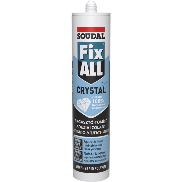 Soudal, Fix-All crystal, víztiszta, 290ml