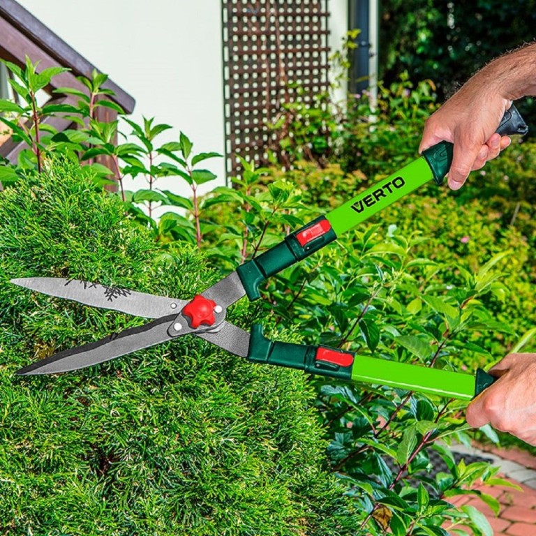 VERTO - Sövényvágó olló, teleszkópos, 200mm