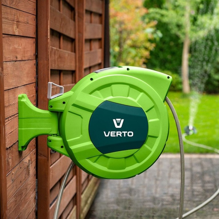 VERTO - Automata tömlődob, falra szerelhető, 1/2 x 20m + 2m