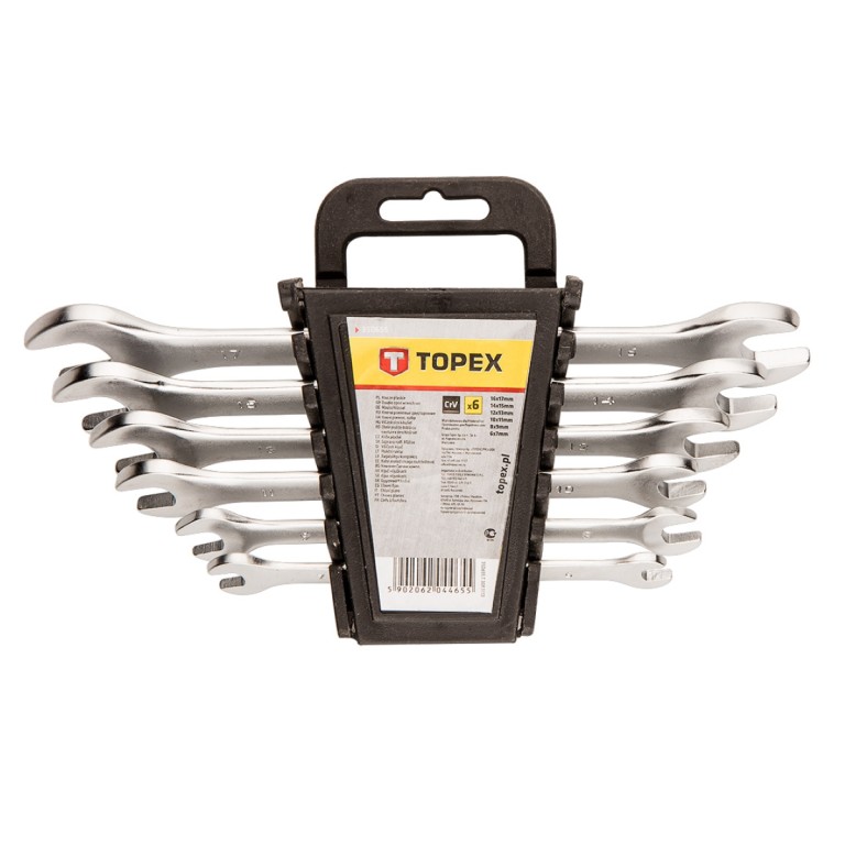 TOPEX - Villáskulcs készlet, 6 darabos, 6-17mm