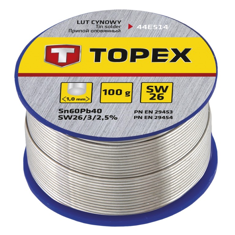 TOPEX - Forrasztóón, 100gr, 1,0mm