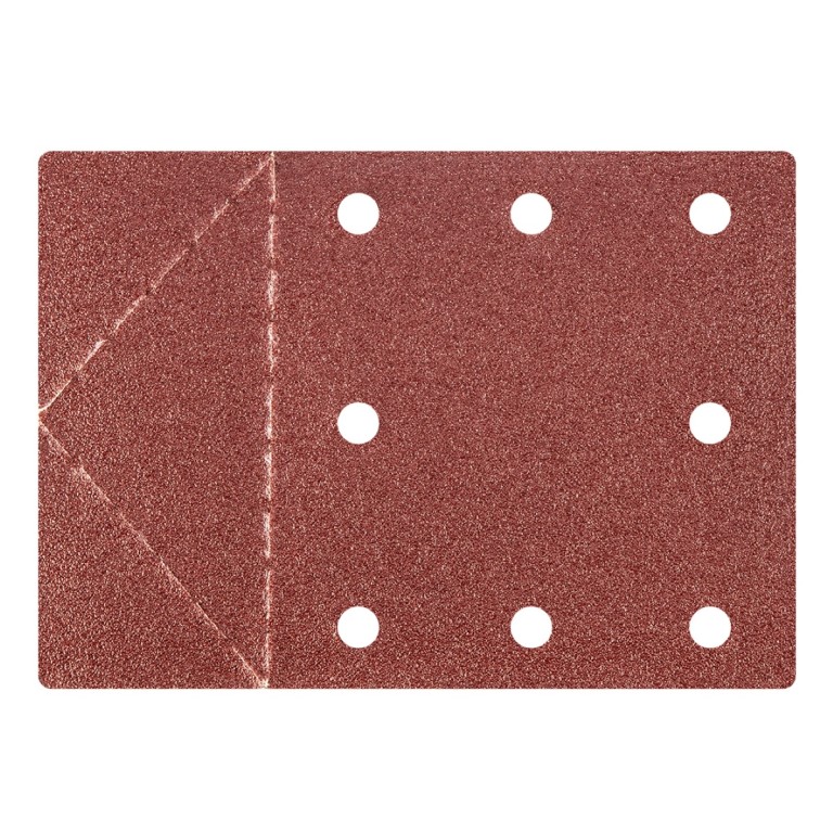 GRAPHITE - Csiszolópapír, tépőzáras, K80 (1cs.= 3db), 115x160mm