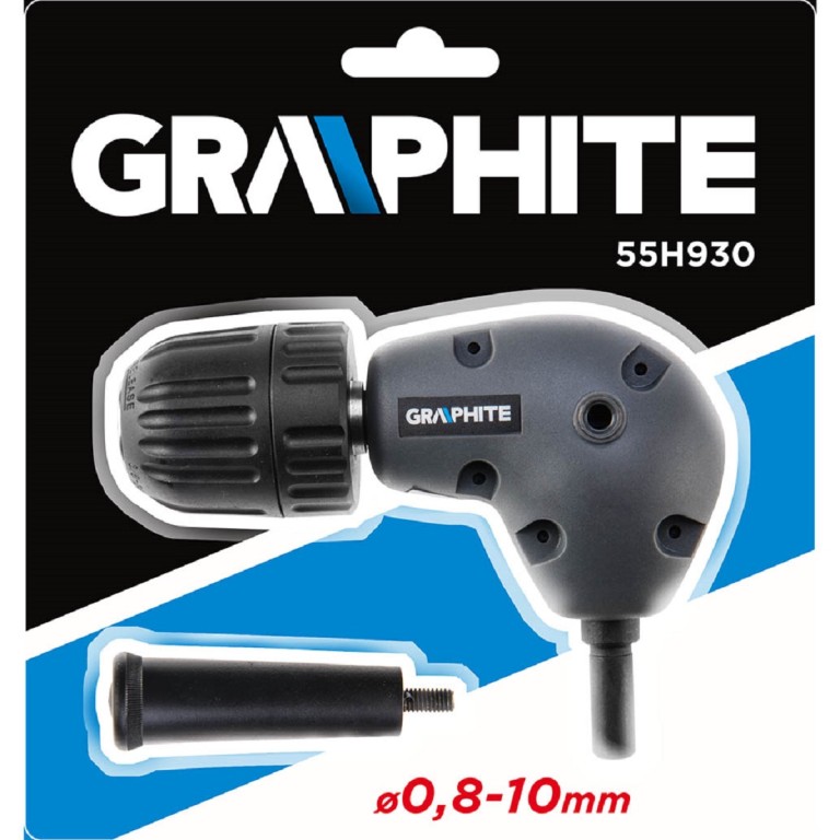 GRAPHITE - Sarokfúró adapter, gyorstokmánnyal