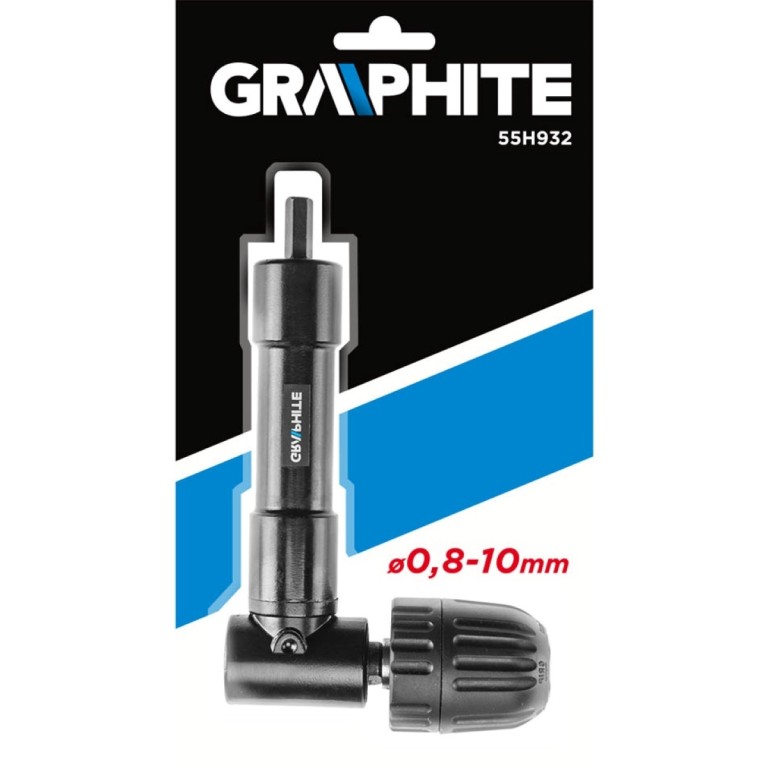 GRAPHITE - Sarokfúró adapter, gyorstokmánnyal