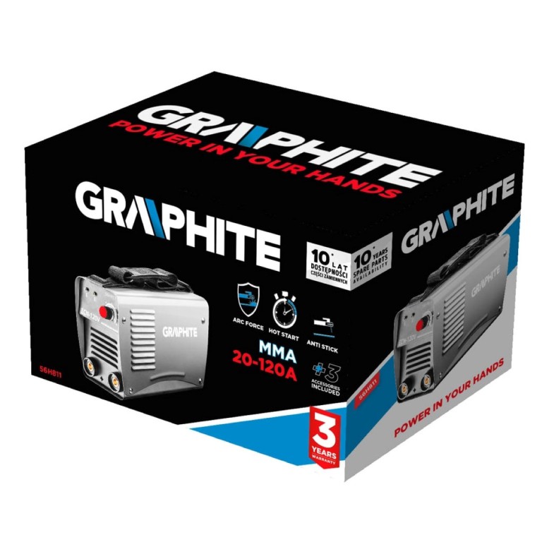 GRAPHITE - Inverteres hegesztőgép IGBT 230V, 120A