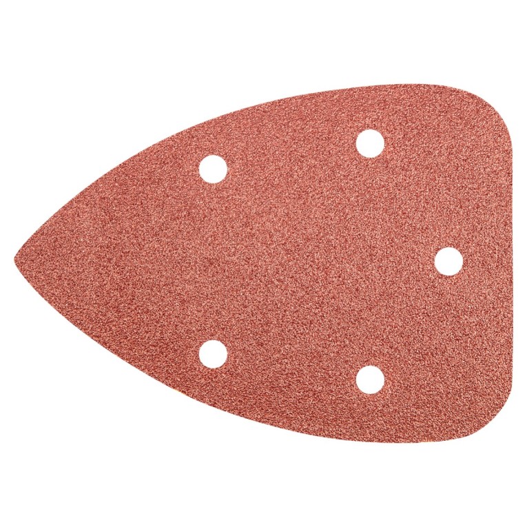 GRAPHITE - Csiszolópapír, tépőzáras, T59G335 deltacsiszolóhoz, K80, 5 darabos