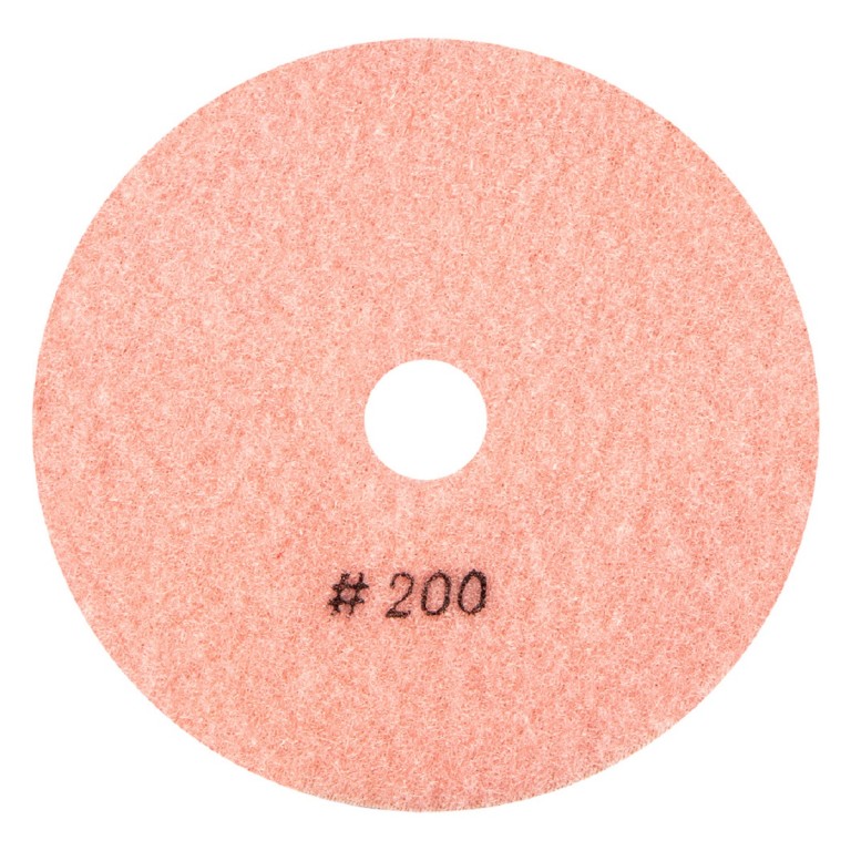 GRAPHITE - Gyémánt csiszoló- és polírozókorong, tépőzáras, K200, 125mm