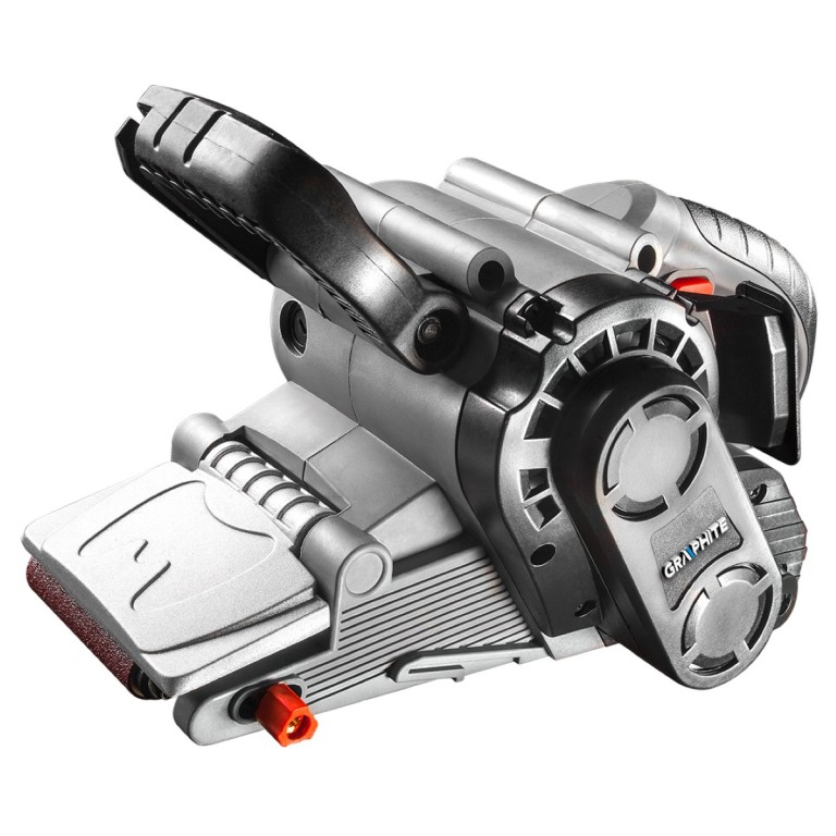 GRAPHITE - Szalagcsiszoló, 800W, 75x146mm