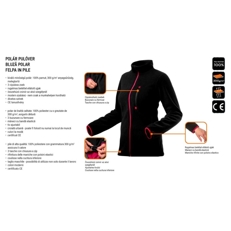 NEO - Női polár munkásdzseki, S