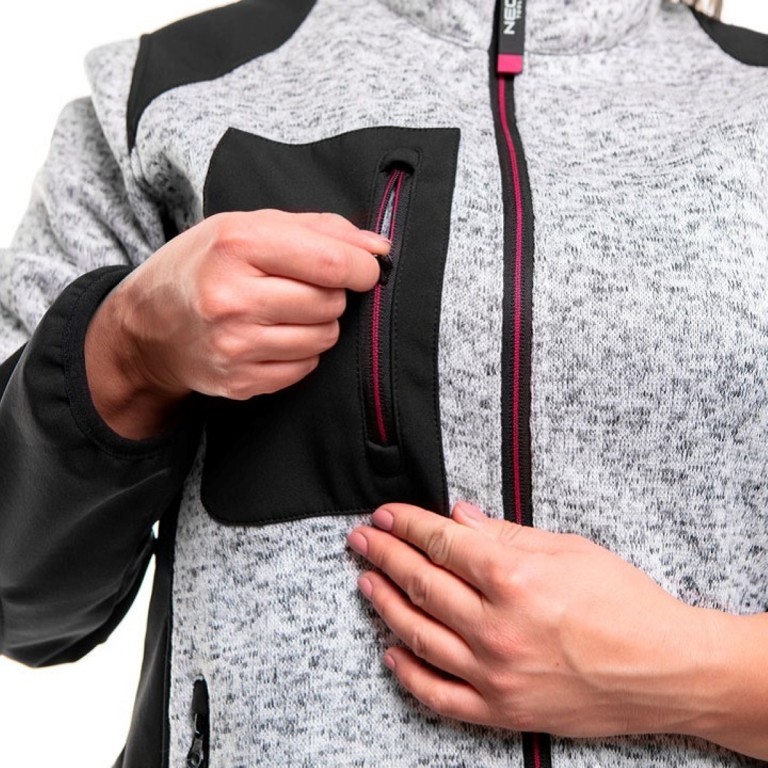 NEO - Női kötött munkásdzseki softshell betétekkel, S