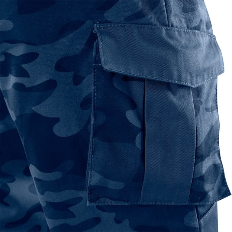NEO - Férfi munkásnadrág, Camo Navy line, XL