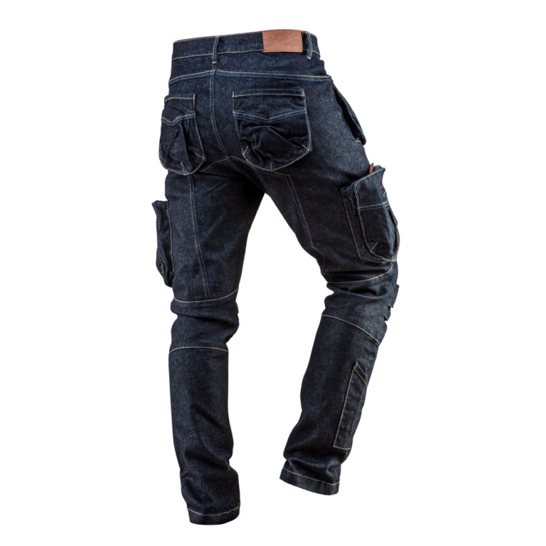 NEO - Férfi hosszú munkásnadrág, Denim line, XS