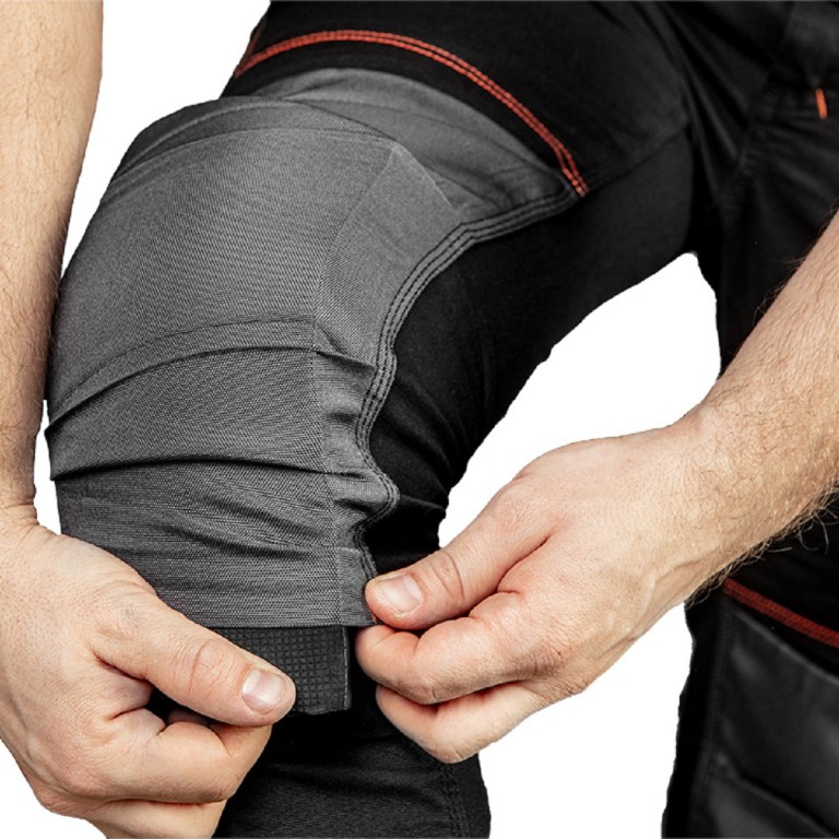 NEO - Munkásnadrág, karcsúsított (slim fit), lecsatolható zsebekkel, HD line, L