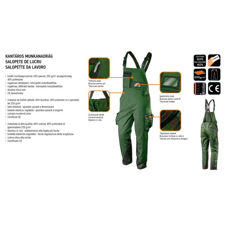 NEO - Férfi kertésznadrág, Camo line, XXL