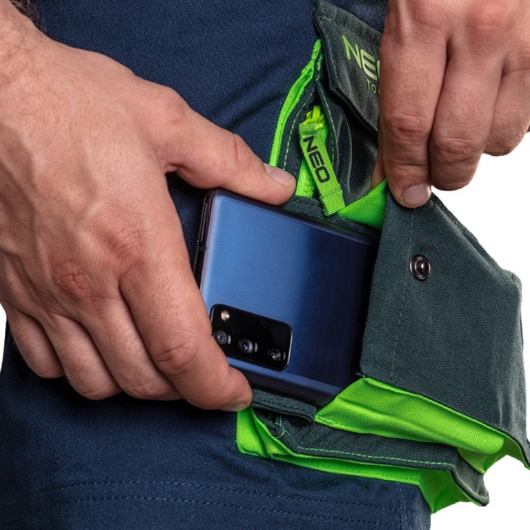 NEO - Férfi rövid munkásnadrág övvel, Premium line, XL