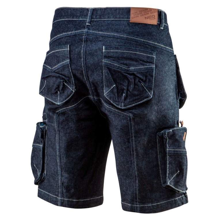 NEO - Férfi rövid munkásnadrág, Denim line, M