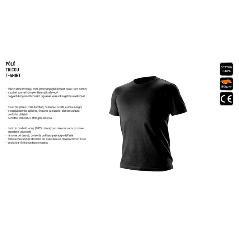 NEO - Unisex póló, környakú, XL