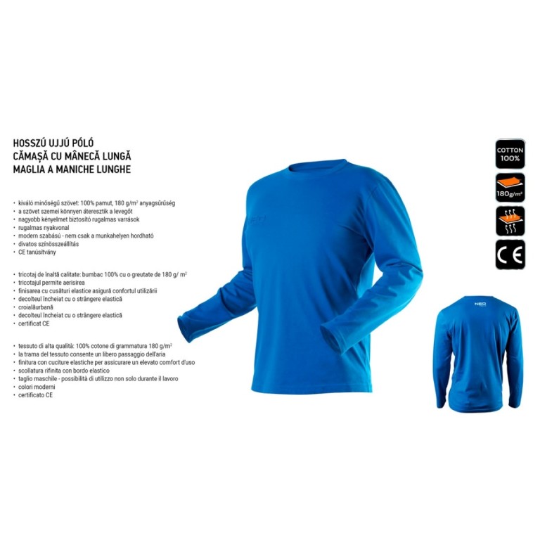 NEO - Hosszú ujjú póló, HD line, L