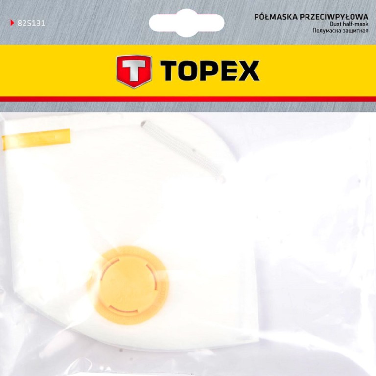 TOPEX - Pormaszk, szelepes, FFP2, 2 darabos